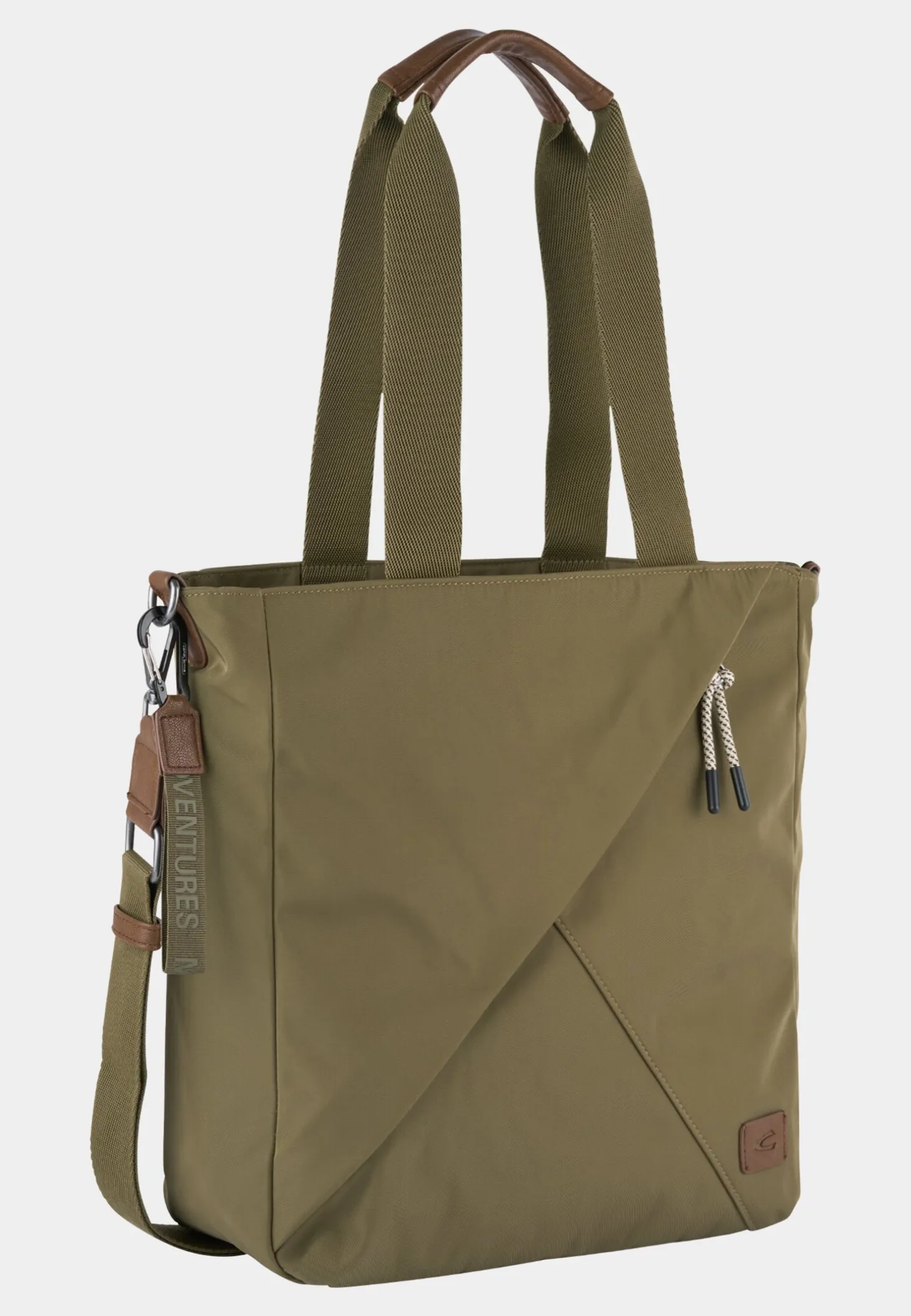 AURUM Zip Tote Bag mit abnehmbarem Schulterriemen