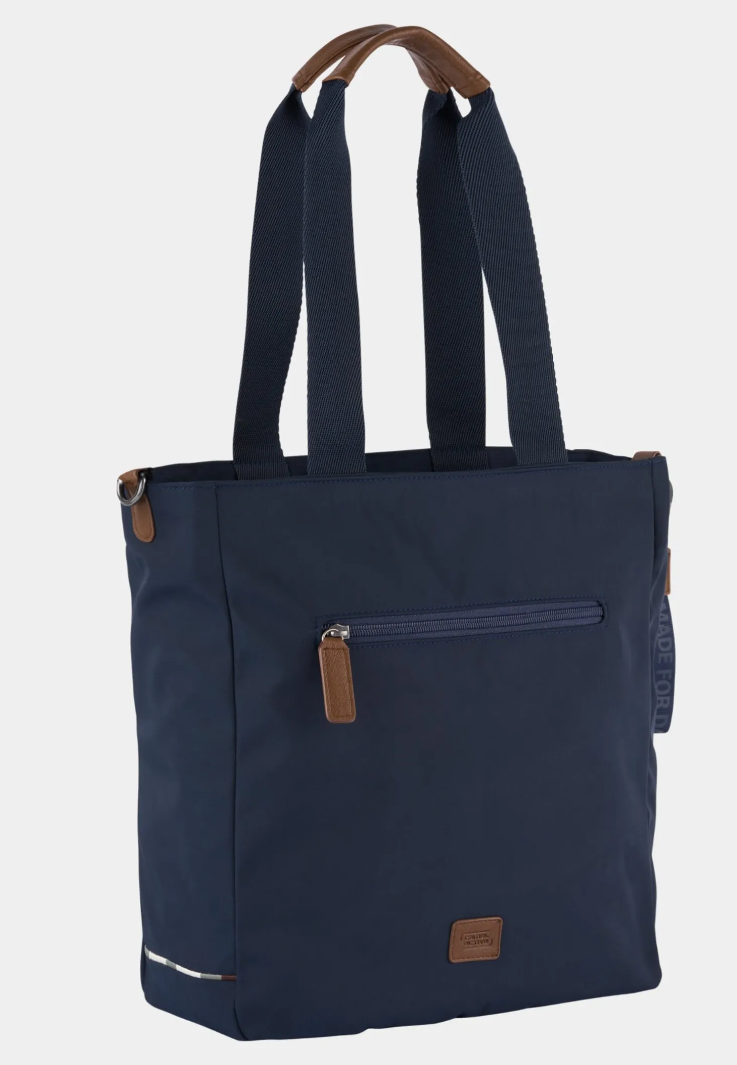 AURUM Zip Tote Bag mit farbiger Stickerei