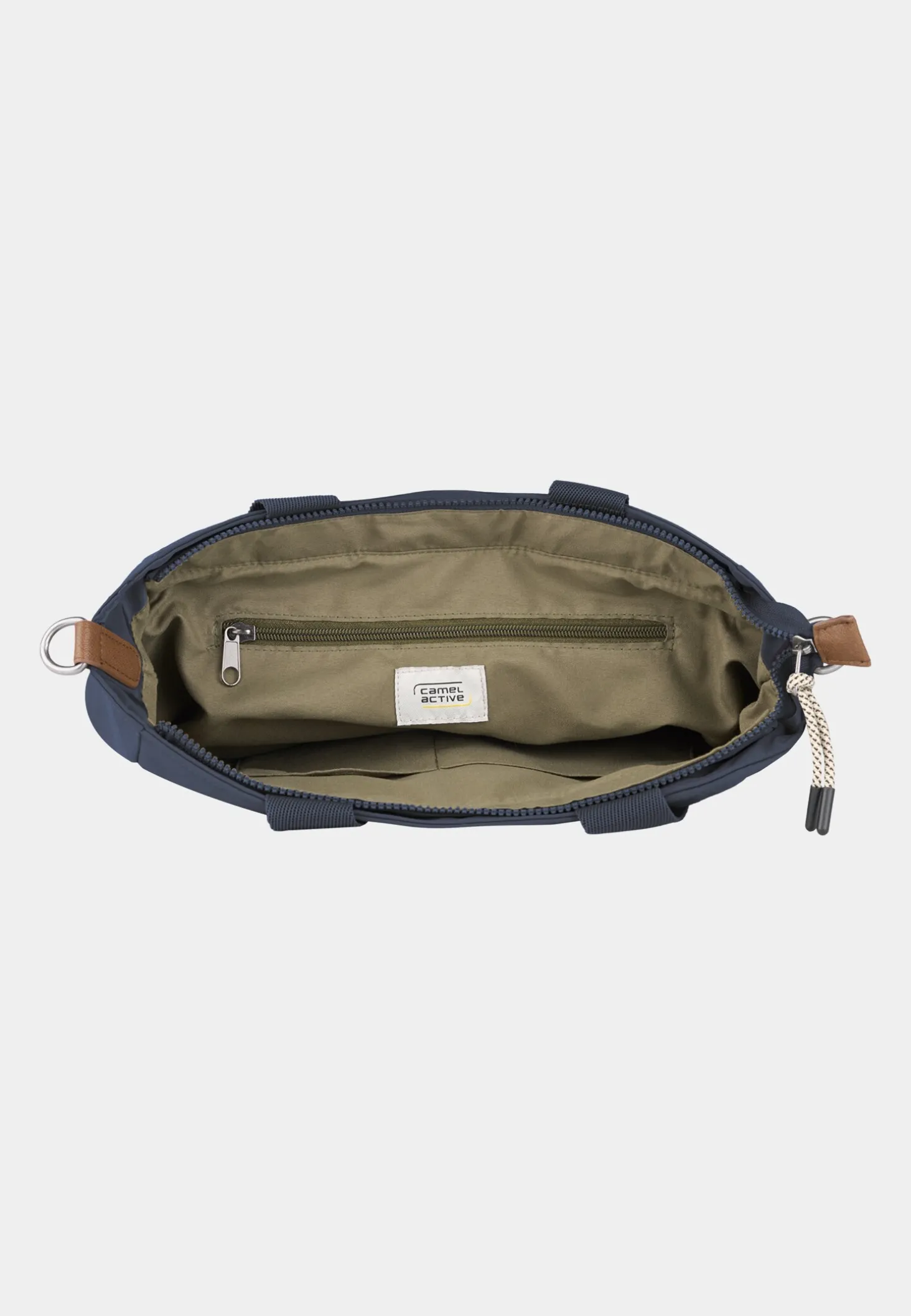 AURUM Zip Tote Bag mit farbiger Stickerei