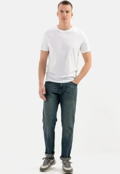 Basic T-Shirt mit Rundhals aus Organic Cotton