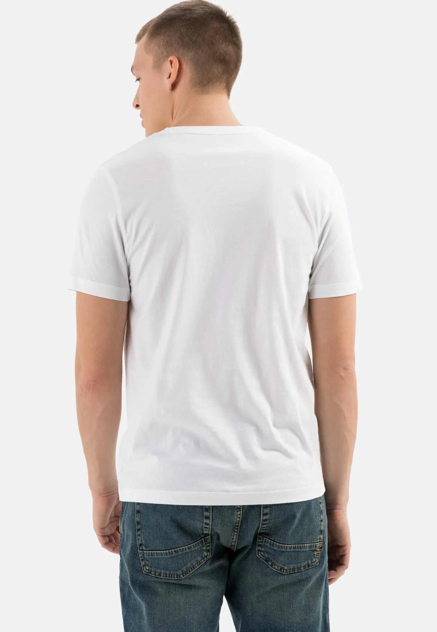 Basic T-Shirt mit Rundhals aus Organic Cotton