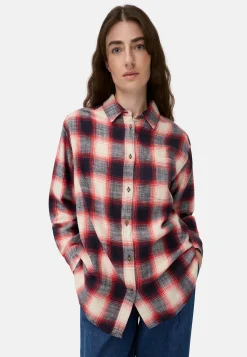 Baumwollbluse mit Brusttasche