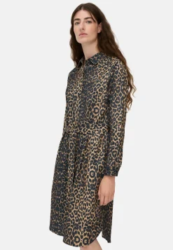 Baumwollkleid mit Bindegürtel