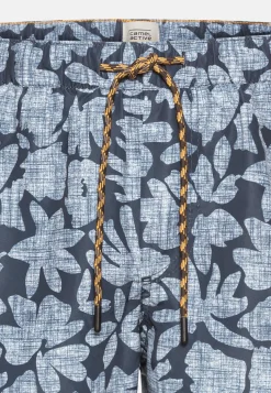 Beachshorts mit Blätterprint