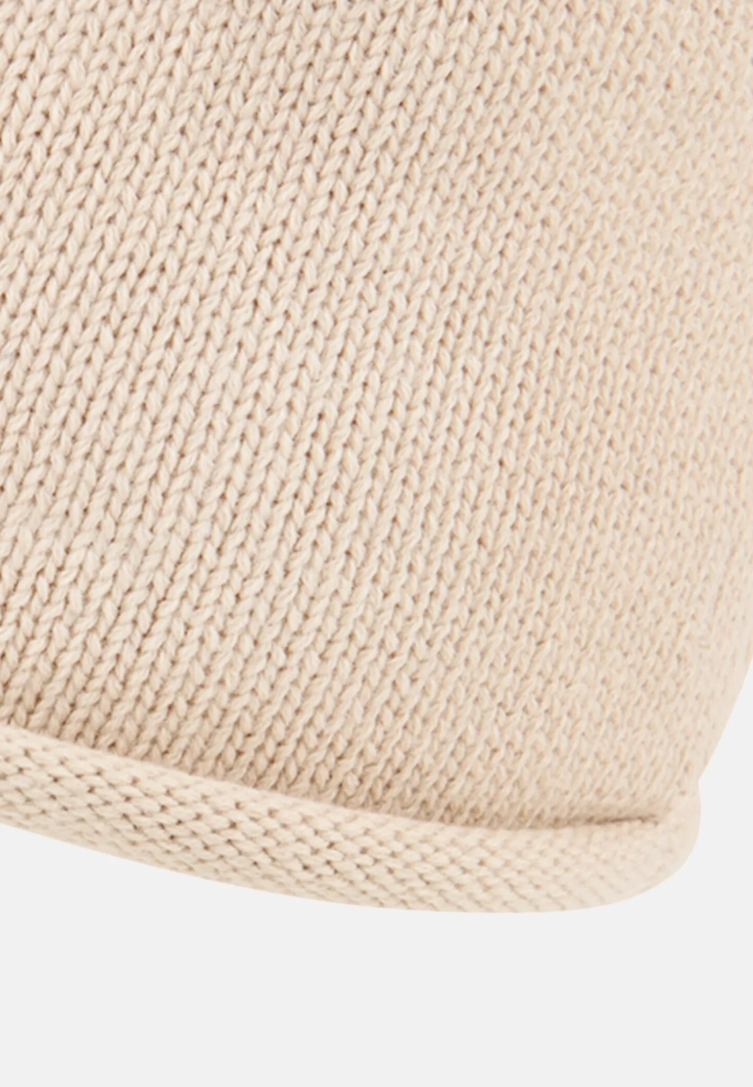 Beanie aus reiner Baumwolle