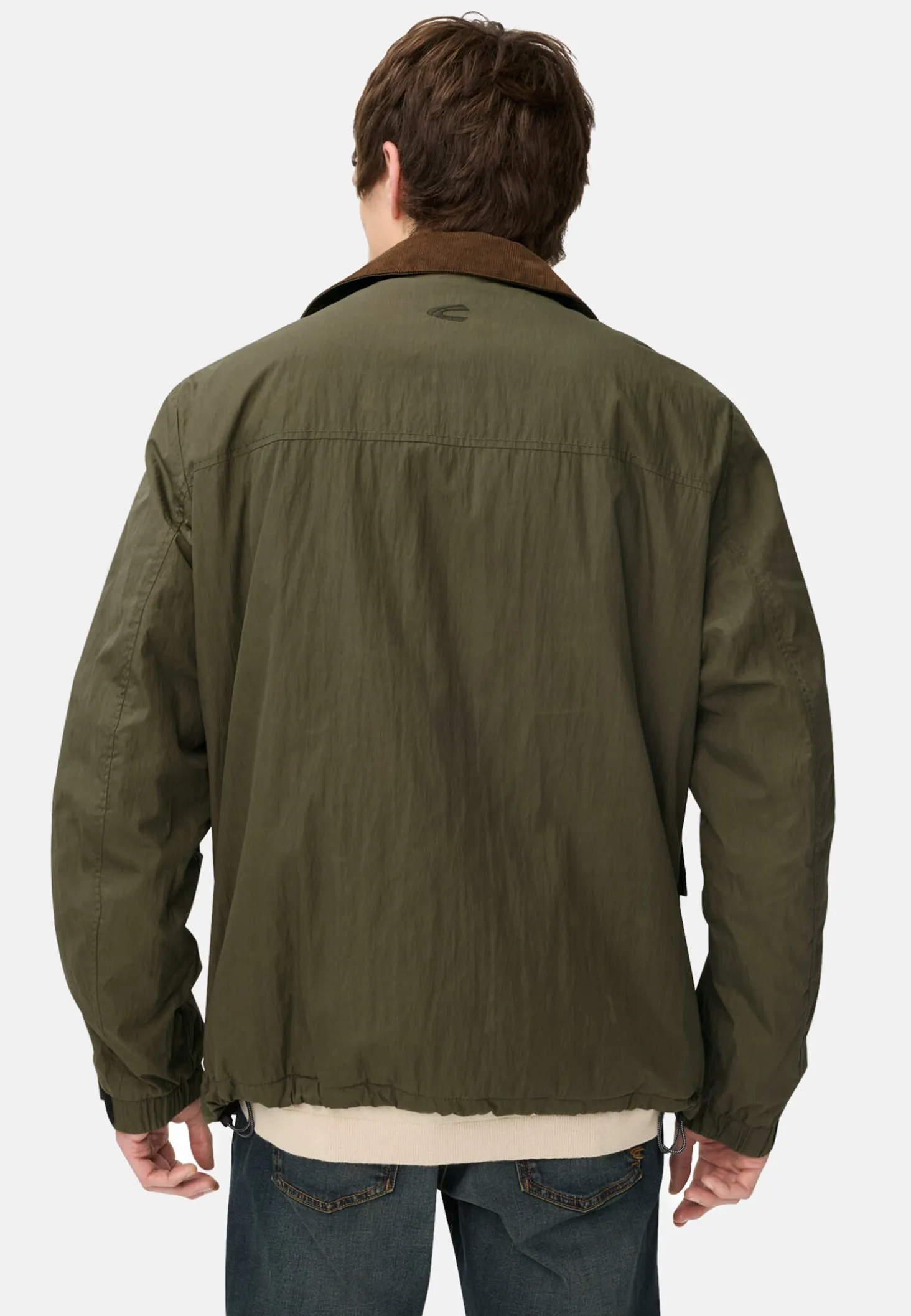 Blouson mit Hemdkragen und Fleece-Futter