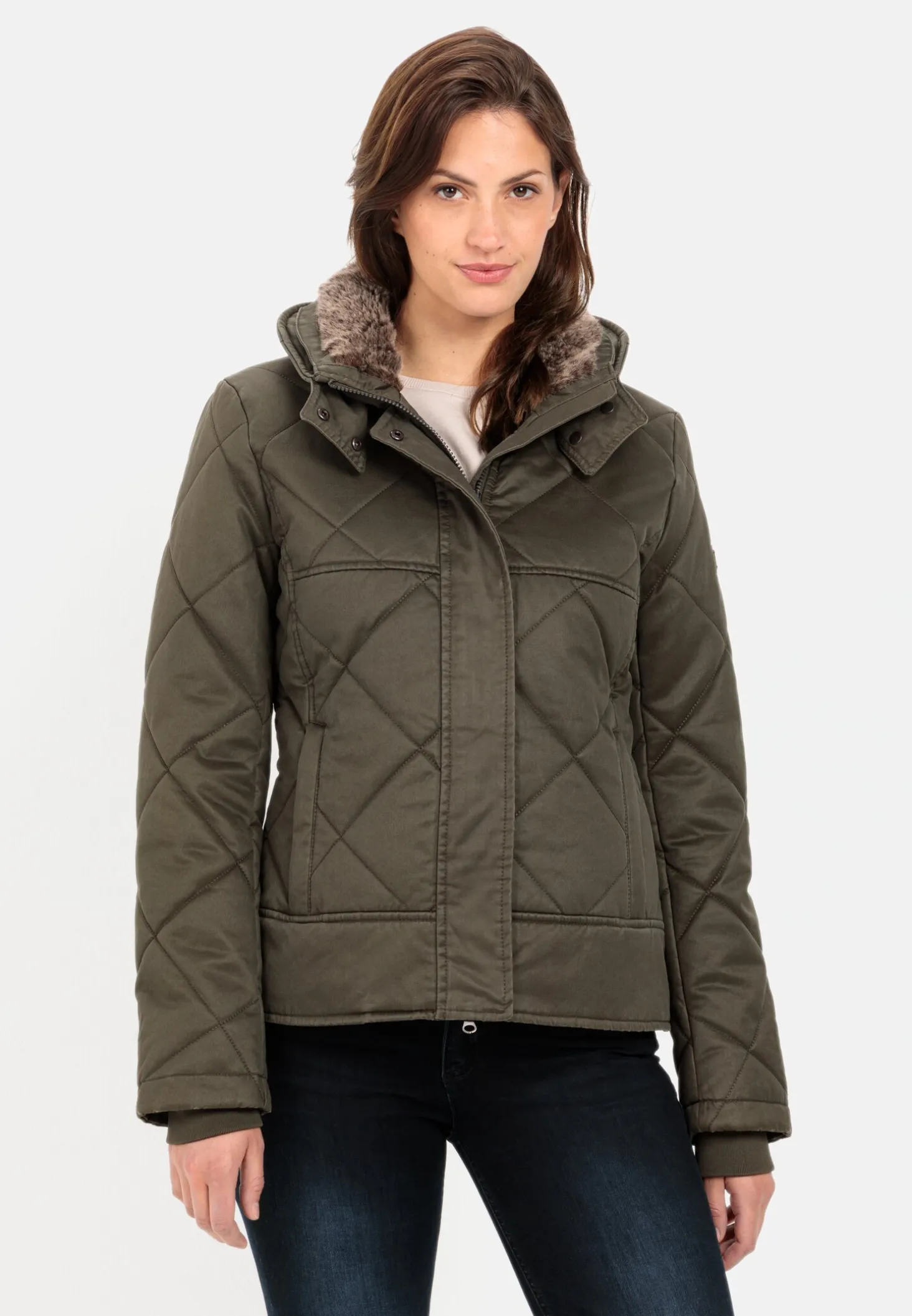 Blouson mit Stehkragen im Vintage Look