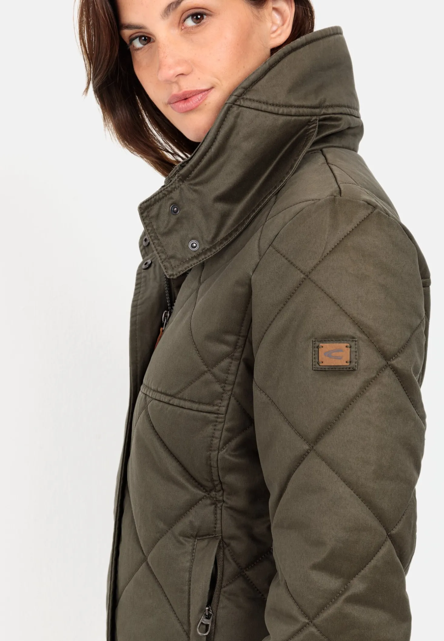 Blouson mit Stehkragen im Vintage Look