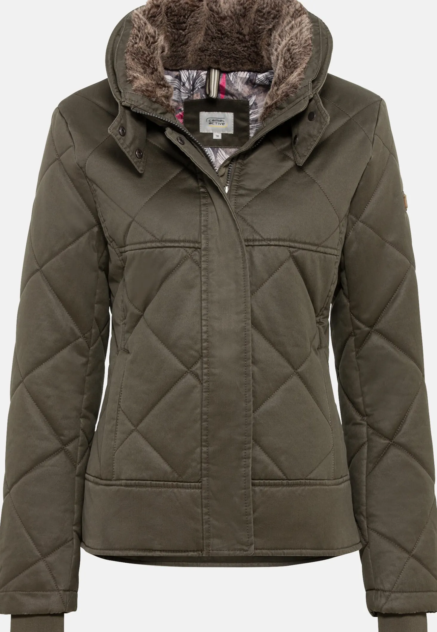 Blouson mit Stehkragen im Vintage Look