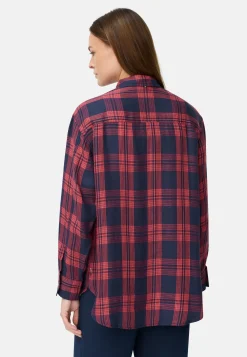 Bluse aus Lyocell- Leinenmix