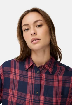 Bluse aus Lyocell- Leinenmix