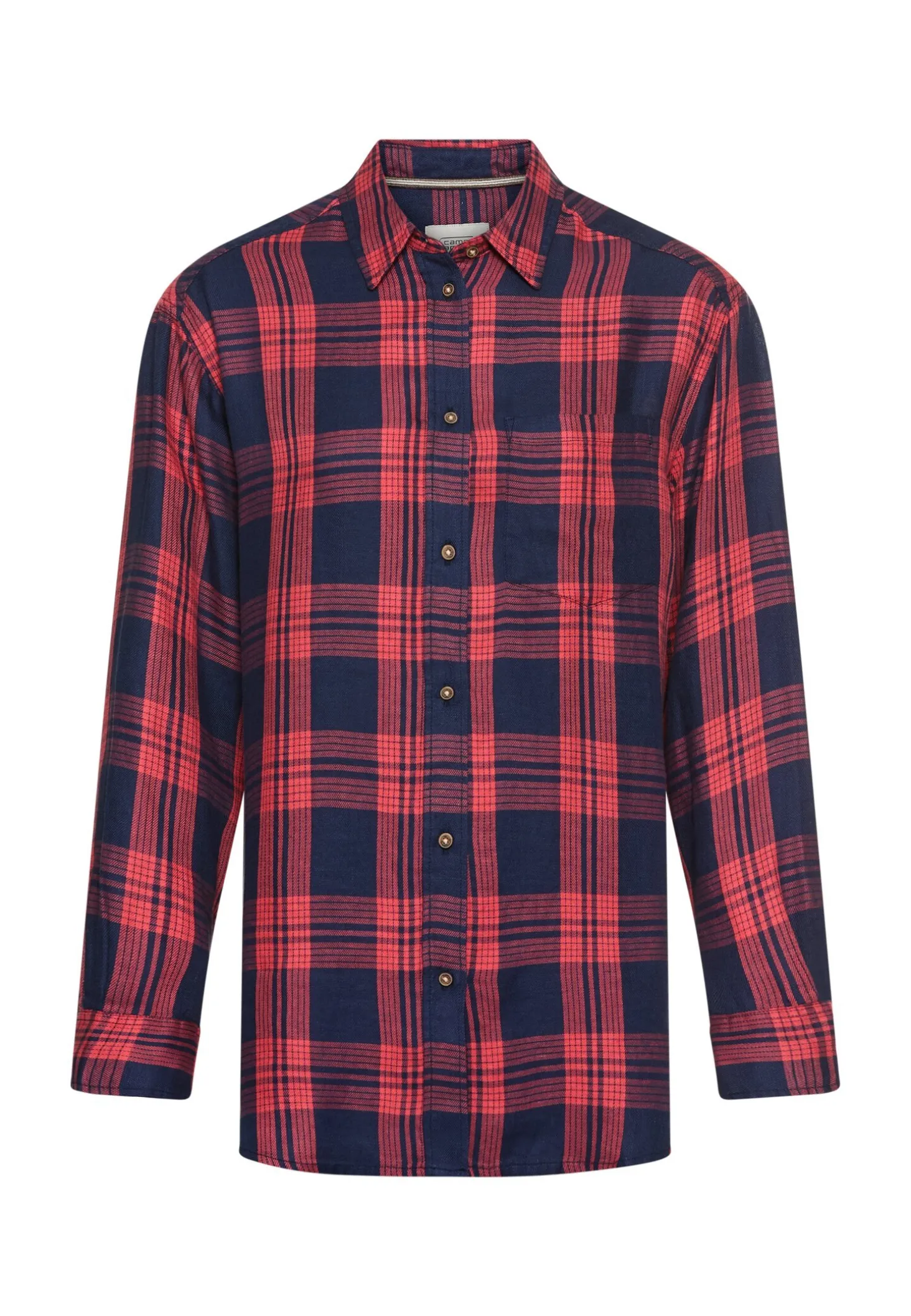 Bluse aus Lyocell- Leinenmix
