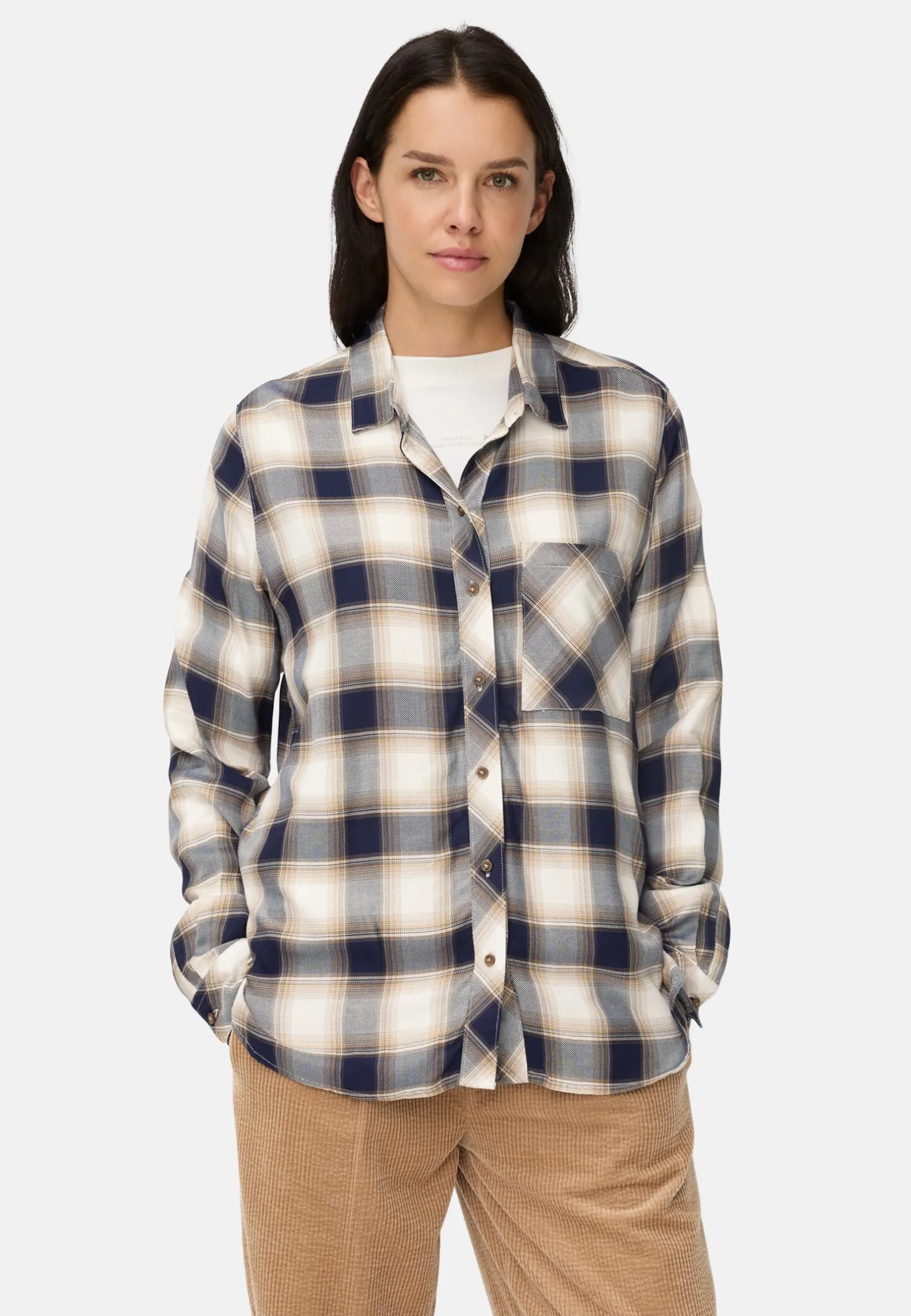 Bluse aus reiner Viskose