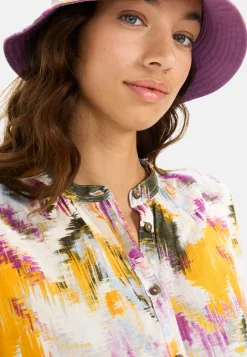 Bluse mit Allover-Print