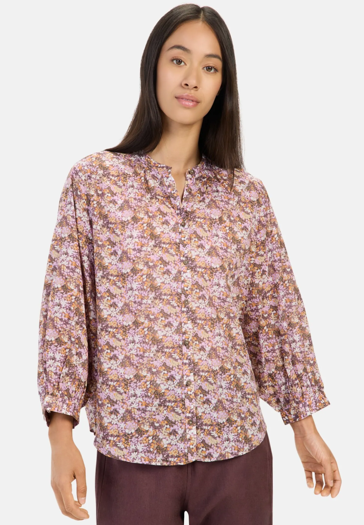 Bluse mit Allover-Print