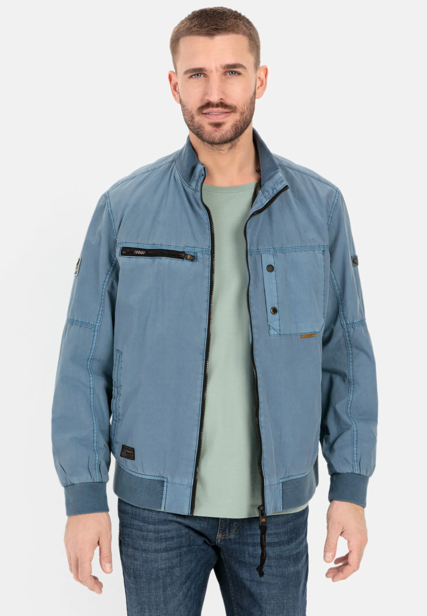 Bomberjacke mit Stehkragen