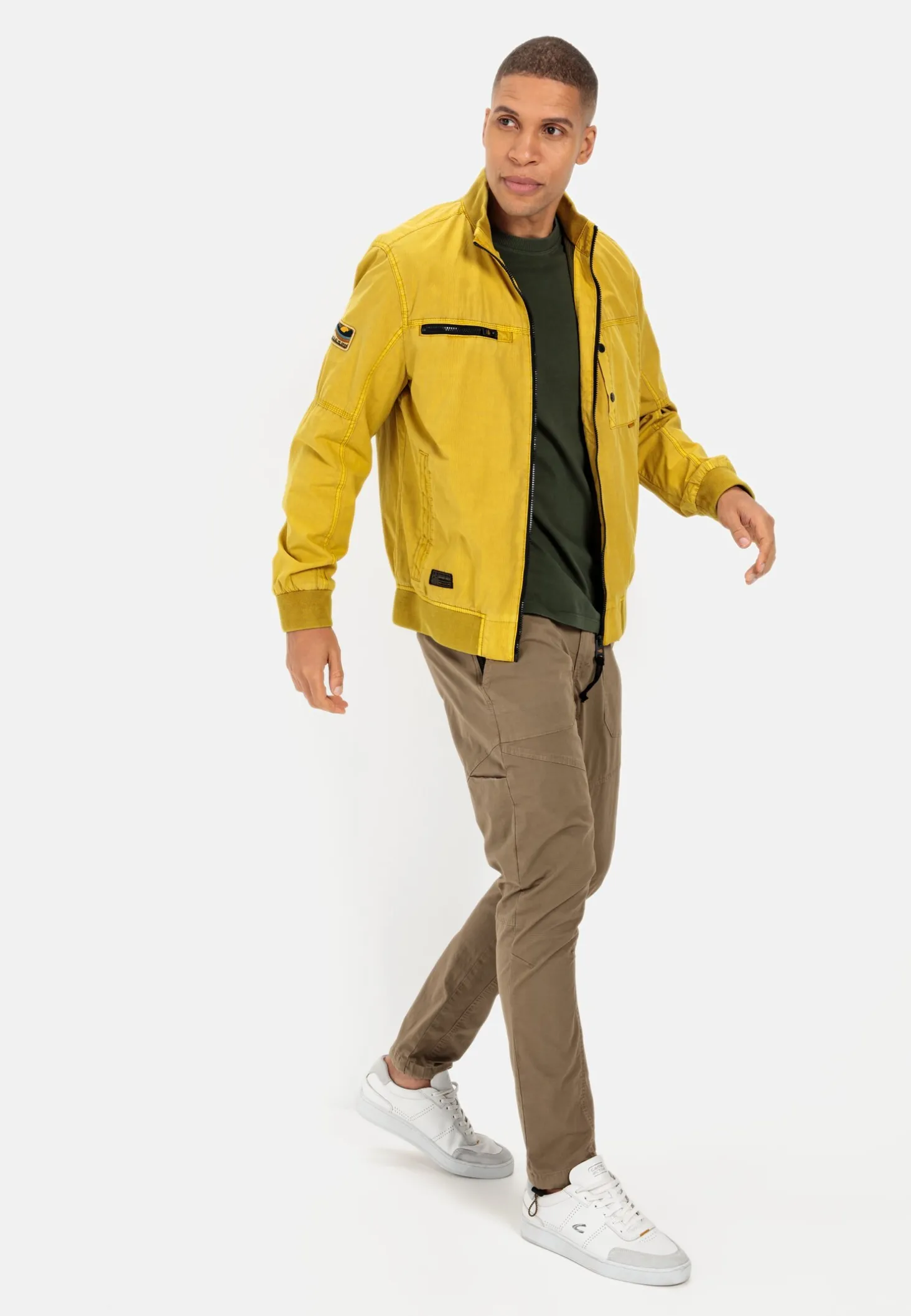 Bomberjacke mit Stehkragen