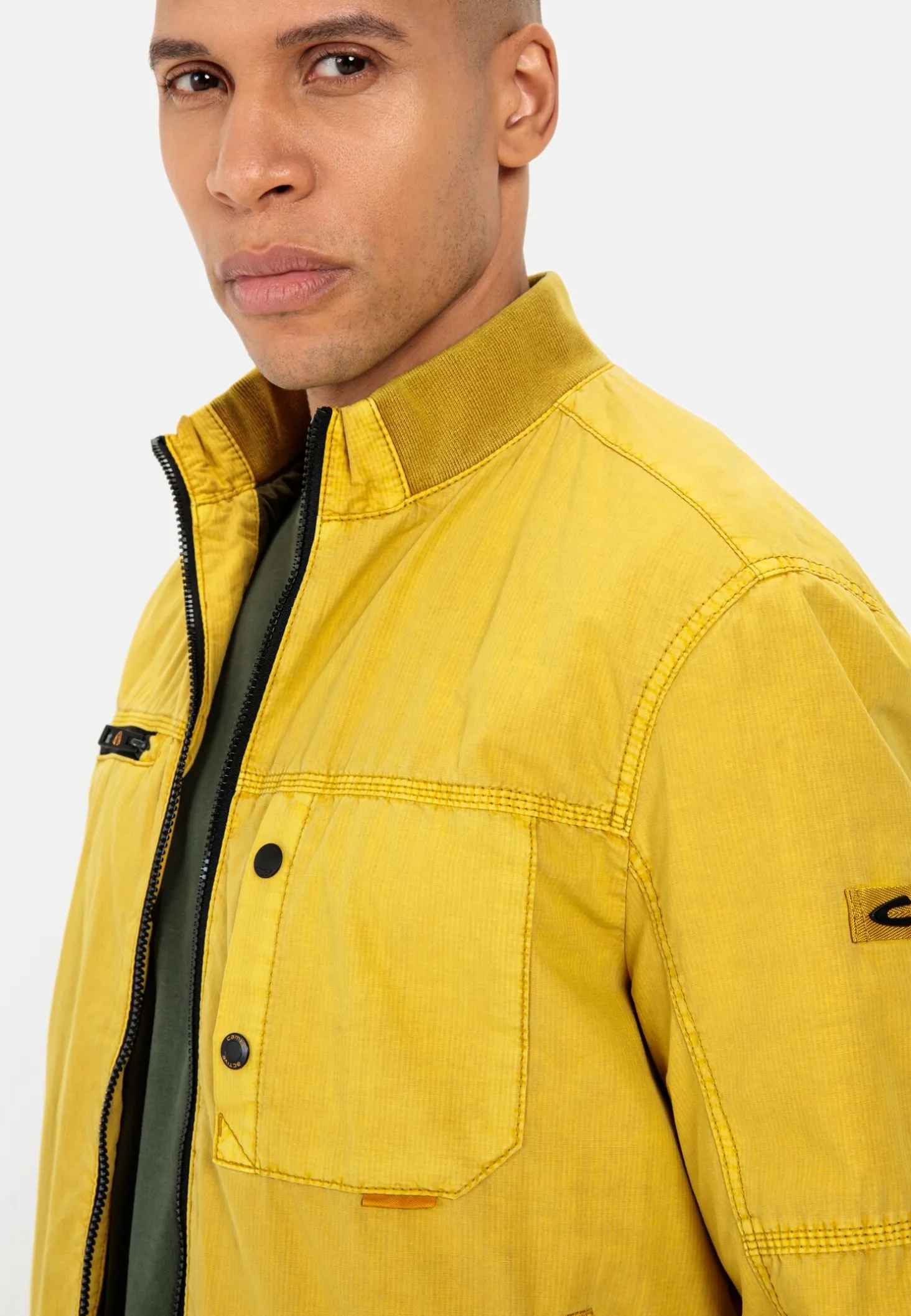 Bomberjacke mit Stehkragen