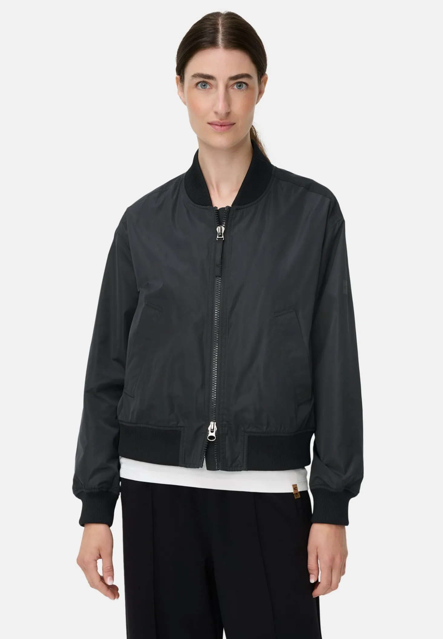 Bomberjacke mit 2-Wege-Reißverschluss
