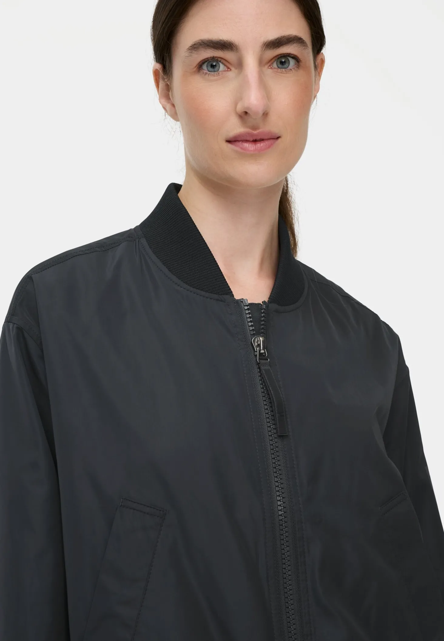 Bomberjacke mit 2-Wege-Reißverschluss