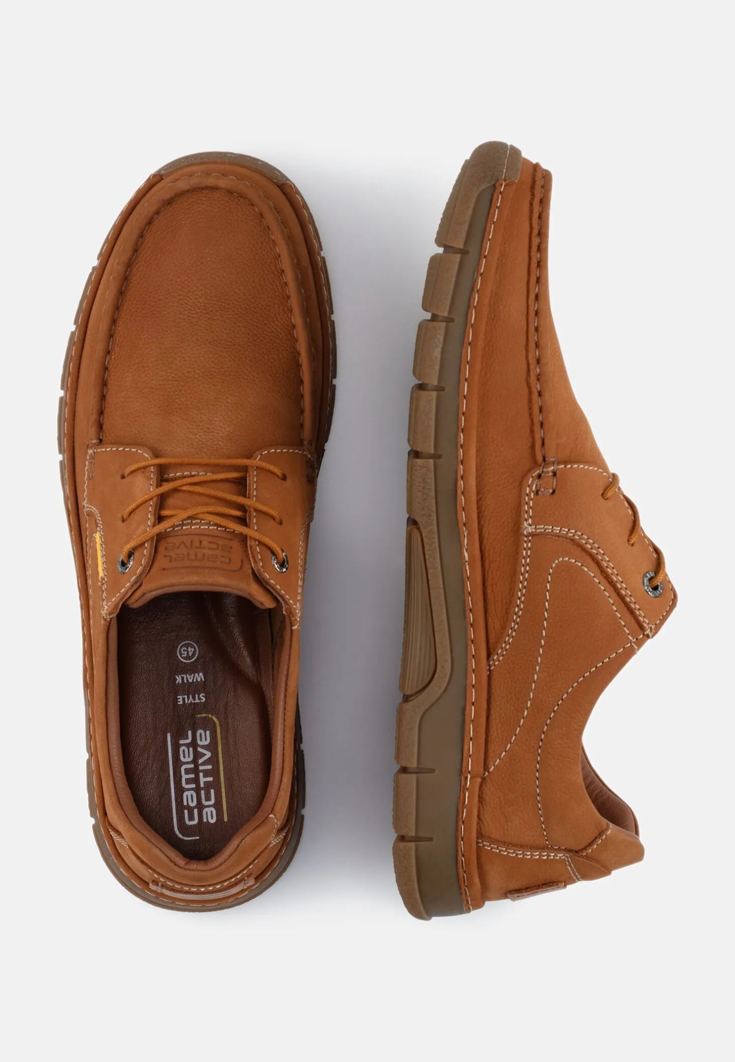 Bootschuhe aus Nubukleder