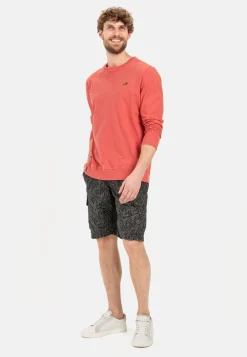 Cargo Shorts mit Allover-Print