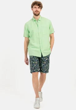 Cargo Shorts mit Allover-Print