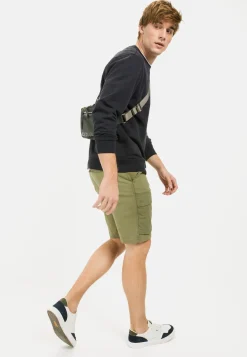 Cargo Shorts mit Ripstop-Kontrast