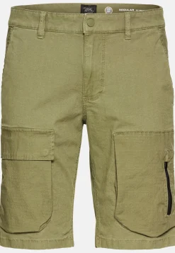Cargo Shorts mit Ripstop-Kontrast