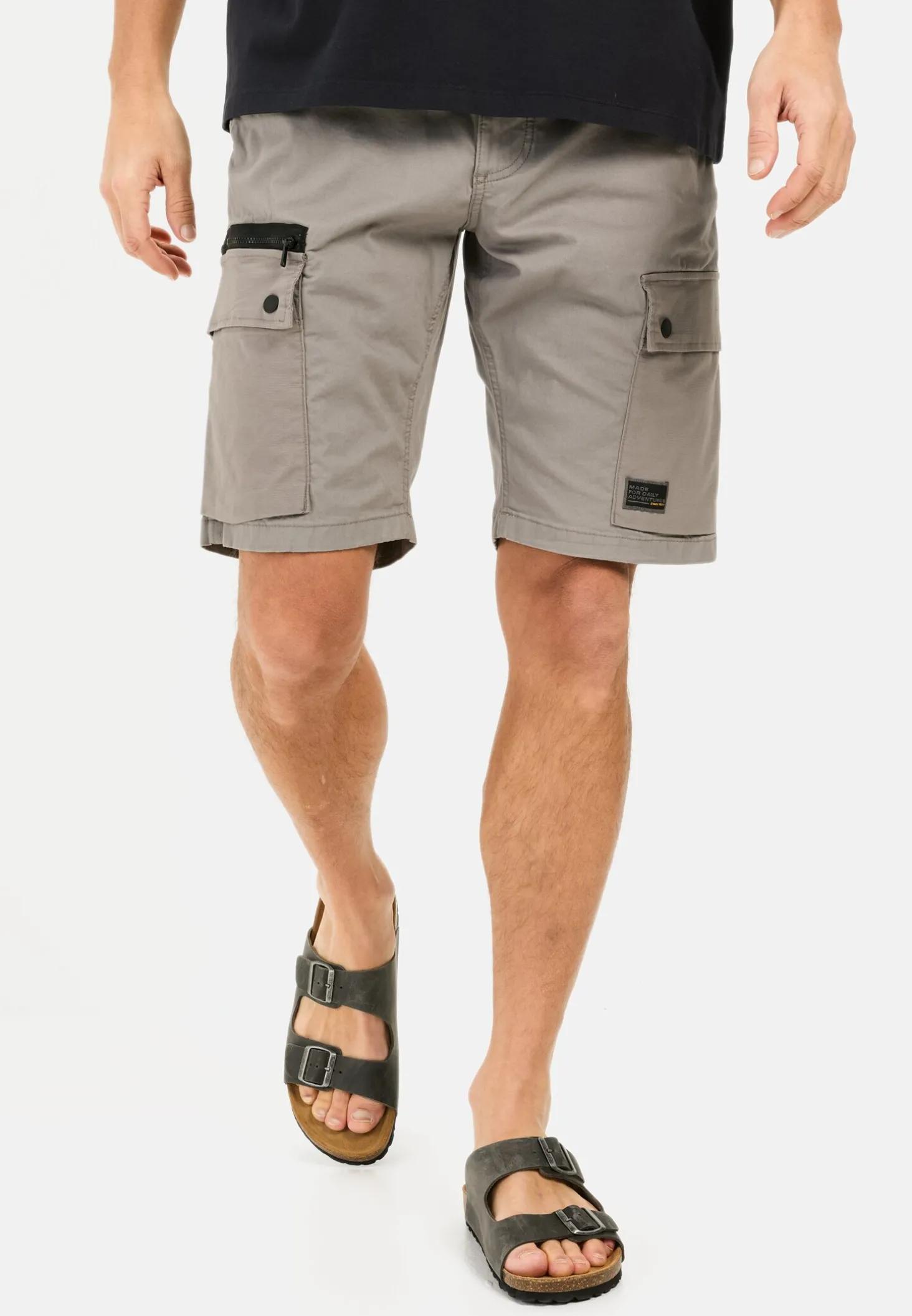 Cargo-Shorts mit Kordelzug und Stretch