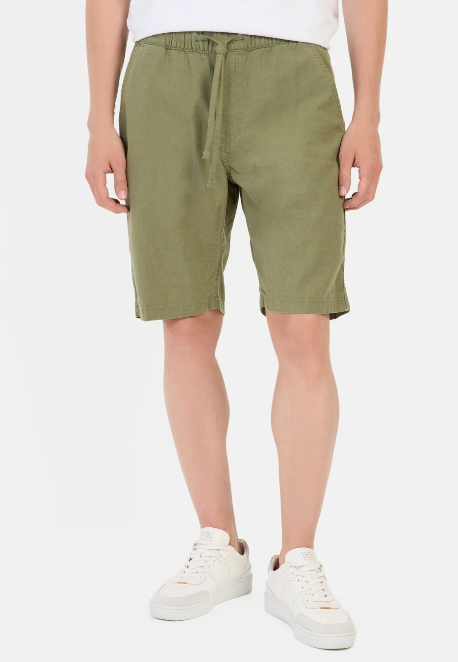 Chino Shorts mit elastischem Bund