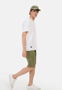 Chino Shorts mit elastischem Bund