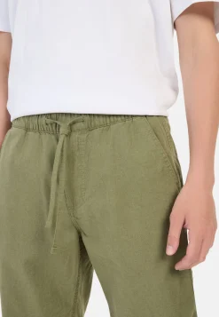 Chino Shorts mit elastischem Bund