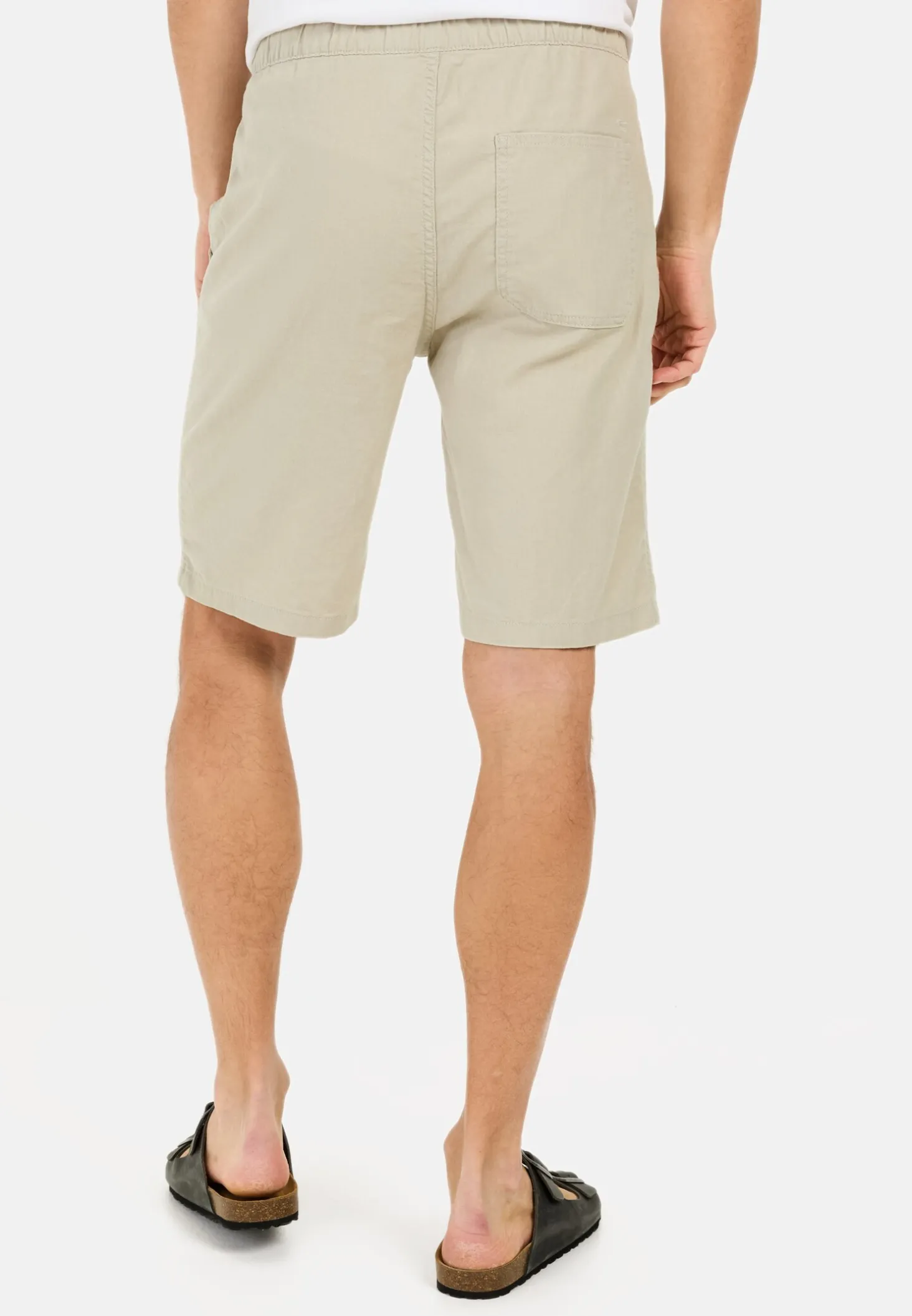 Chino Shorts mit elastischem Bund