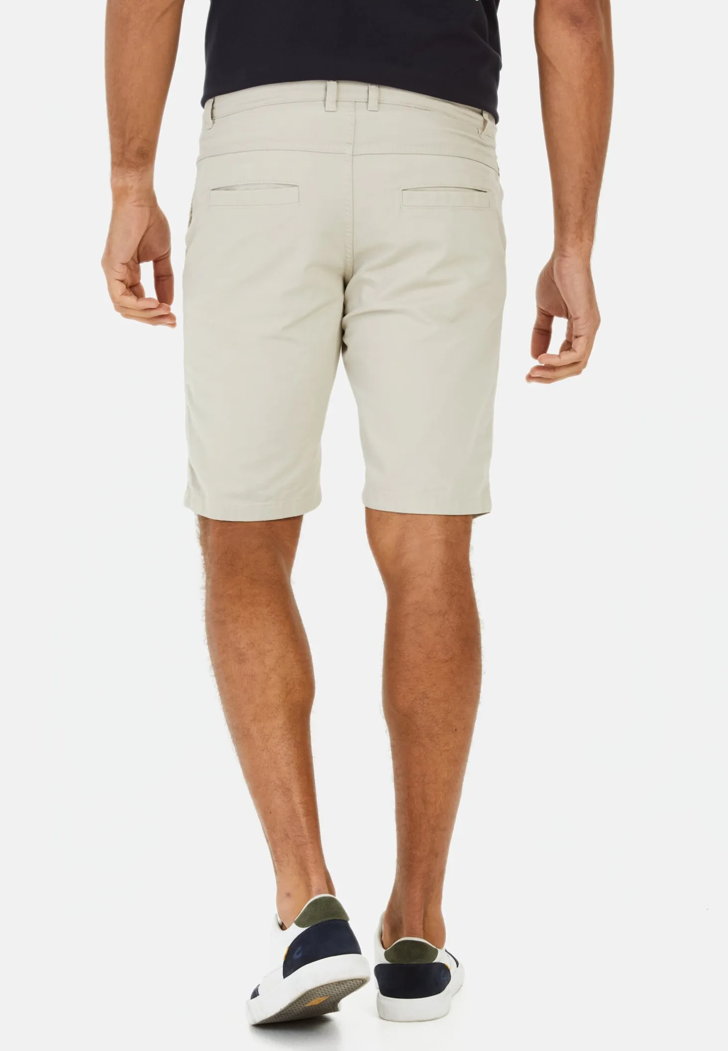 Chinoshorts aus Baumwolle mit Stretch