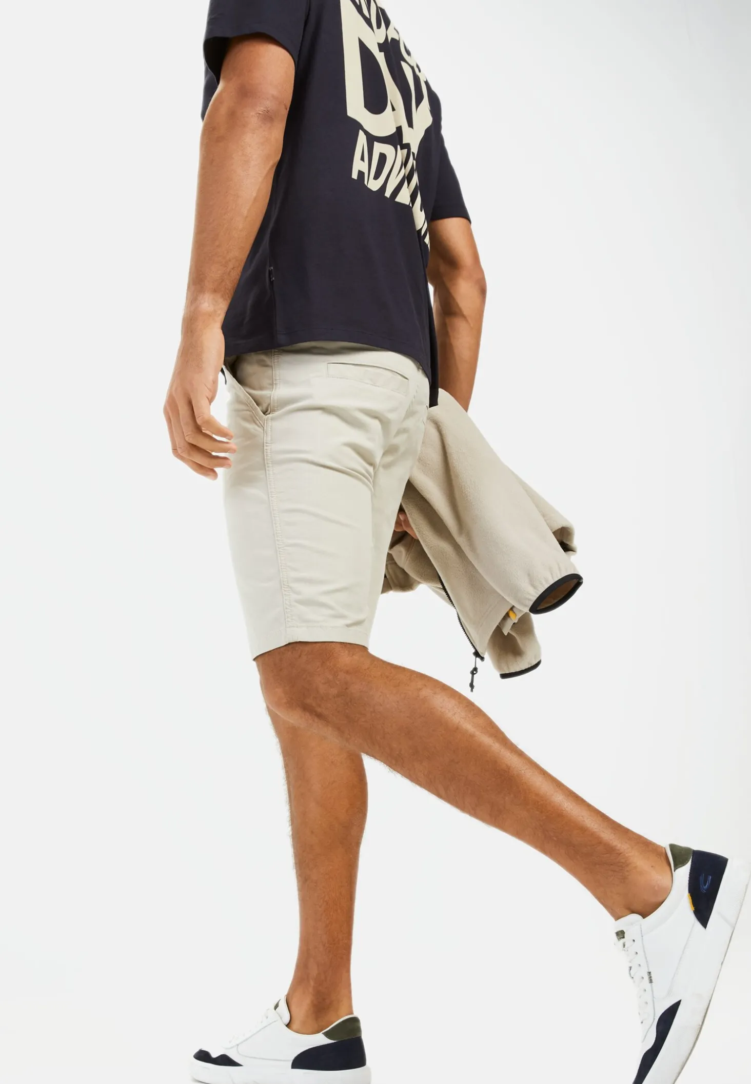 Chinoshorts aus Baumwolle mit Stretch