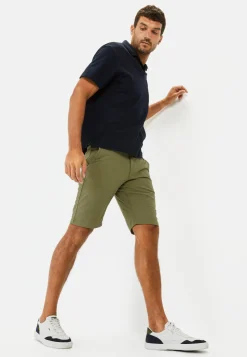 Chinoshorts aus Baumwolle mit Stretch
