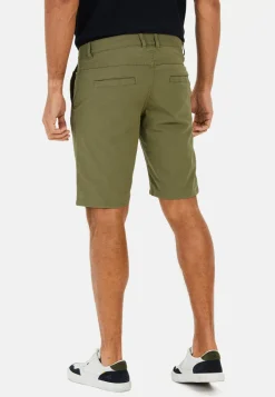 Chinoshorts aus Baumwolle mit Stretch