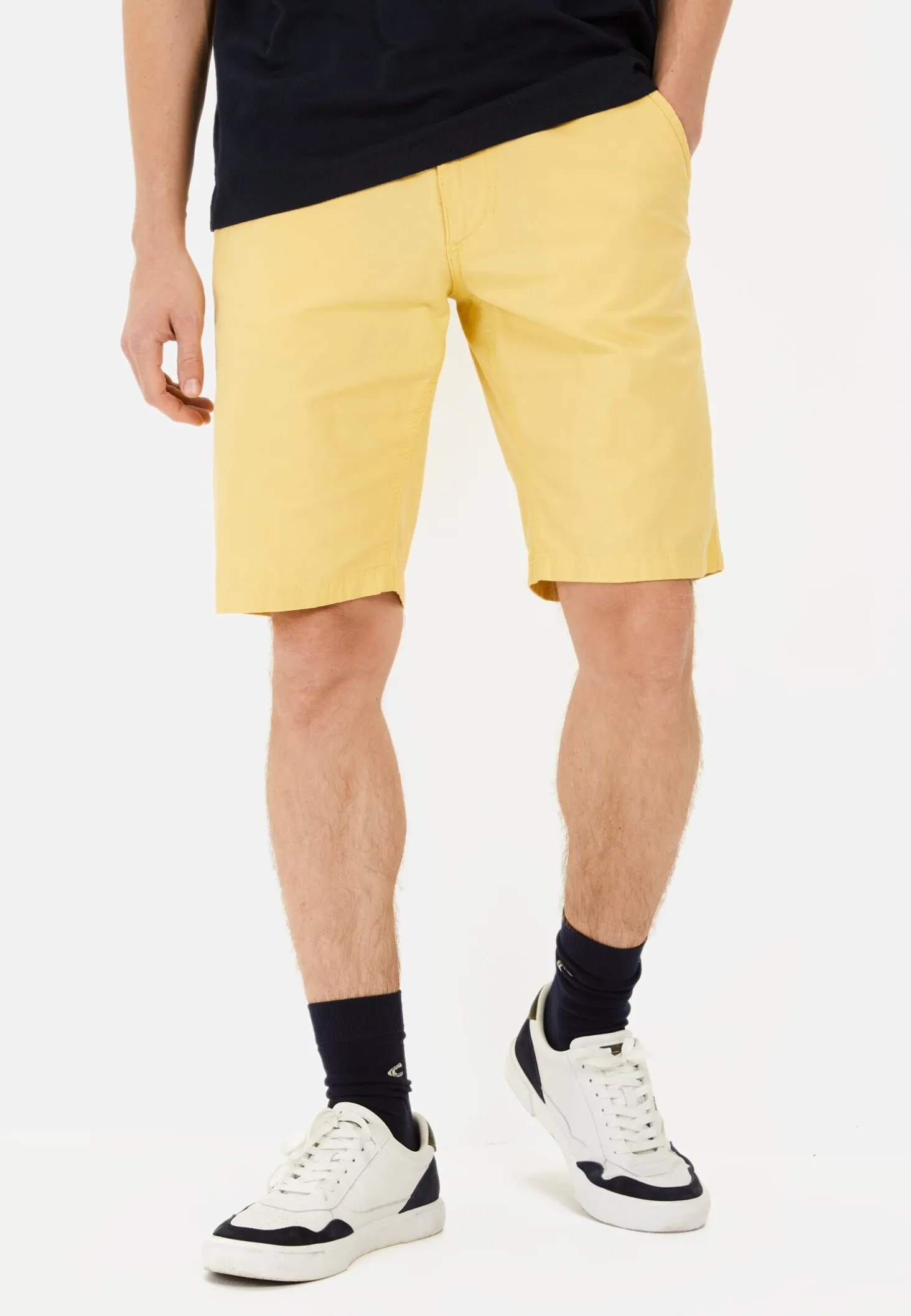 Chinoshorts aus Baumwolle mit Stretch