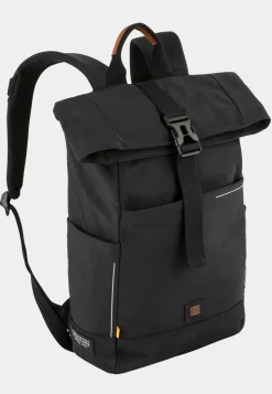 CITY Rucksack mit Reißverschluss und Überschlag