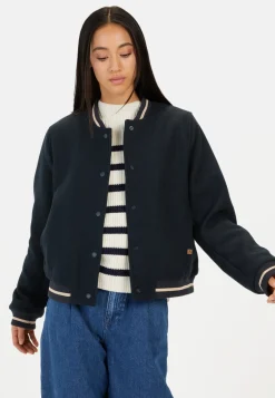 Collegejacke aus einem Wollmix