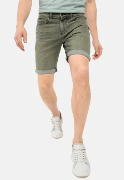 Colour Denim Shorts Slim Fit