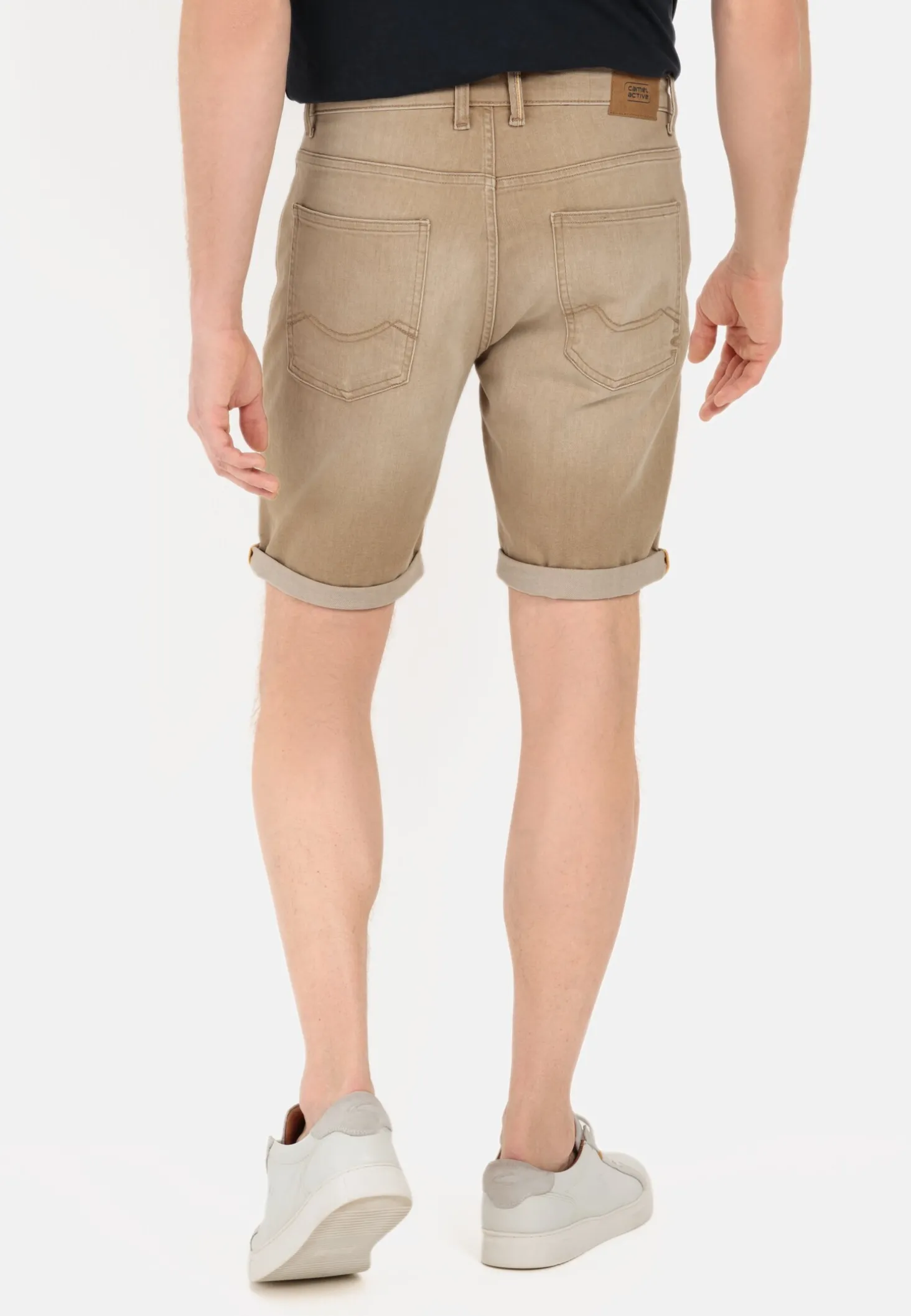 Colour Denim Shorts Slim Fit