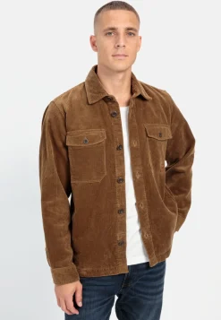 Cord Overshirt aus reiner Baumwolle