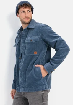Cord Overshirt aus reiner Baumwolle