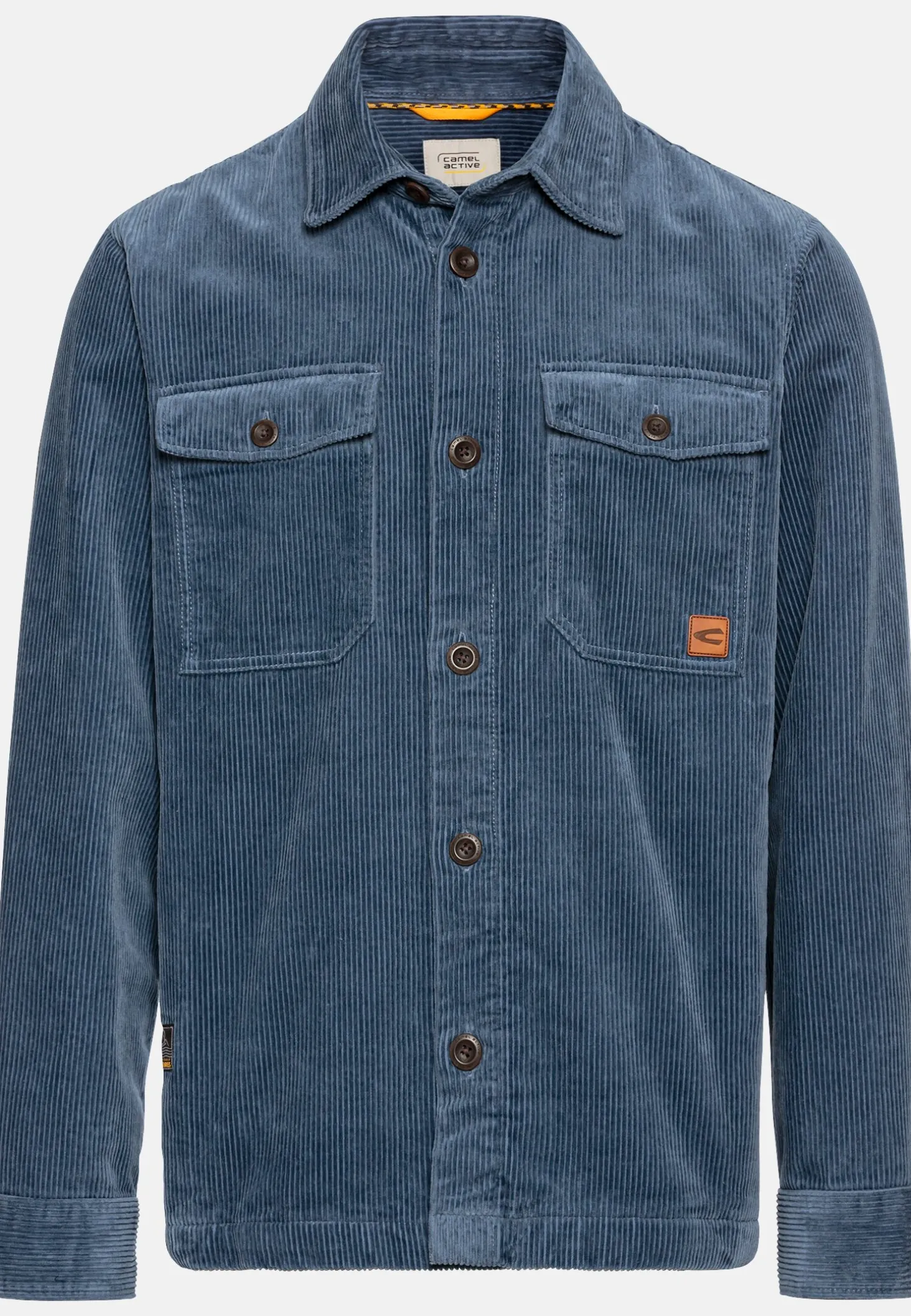Cord Overshirt aus reiner Baumwolle