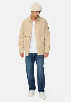 Cord Overshirt mit Druckknöpfen