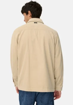Cord Overshirt mit Druckknöpfen