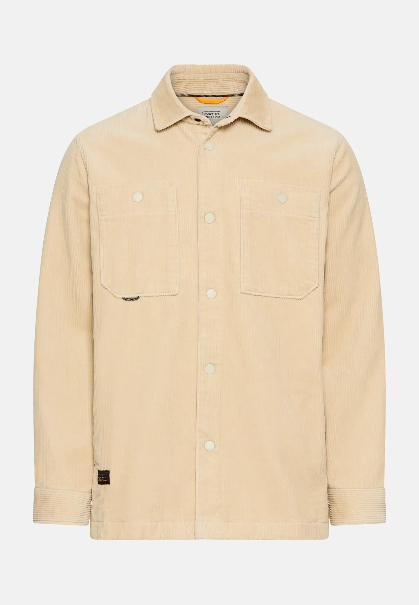 Cord Overshirt mit Druckknöpfen