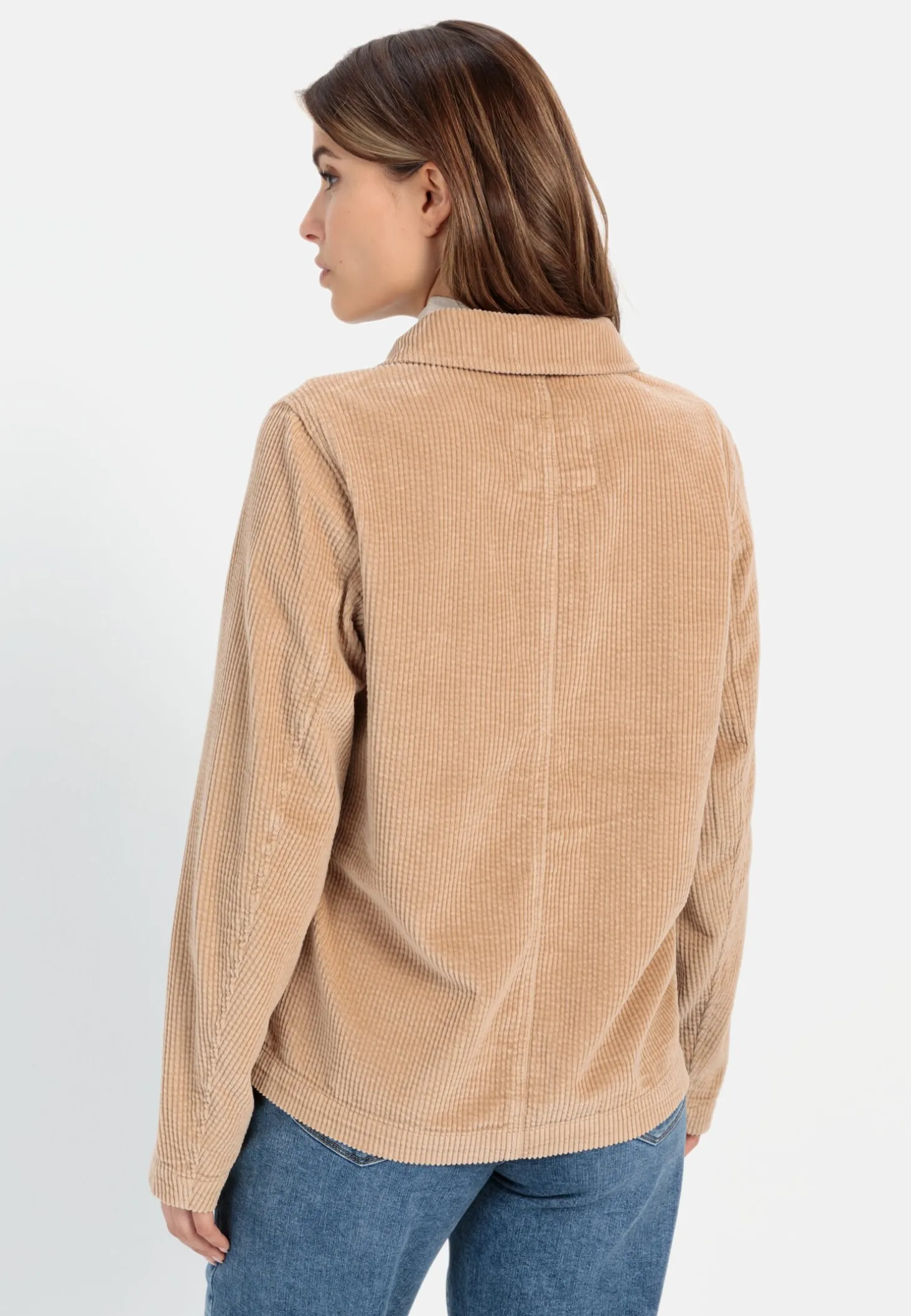 Cordjacke aus reiner Baumwolle